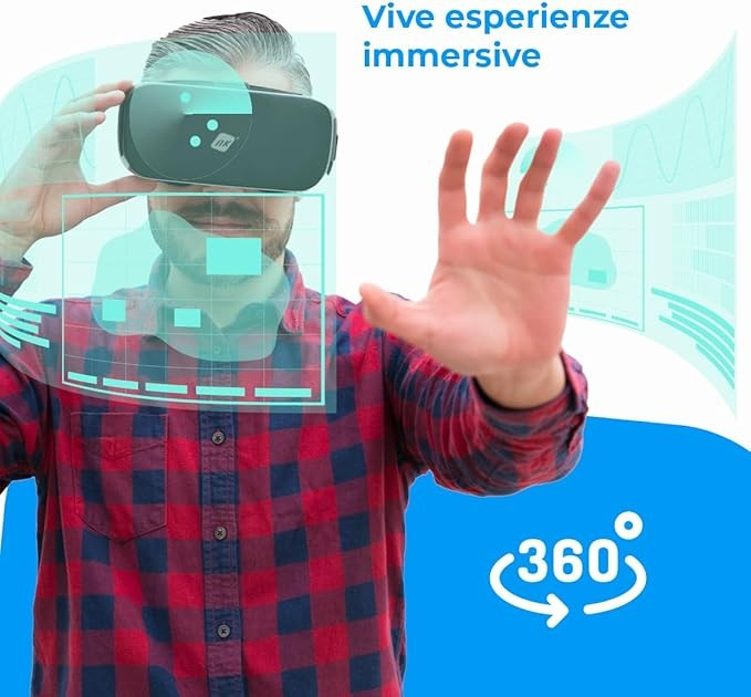 NK Occhiali 3D VR per Smartphone